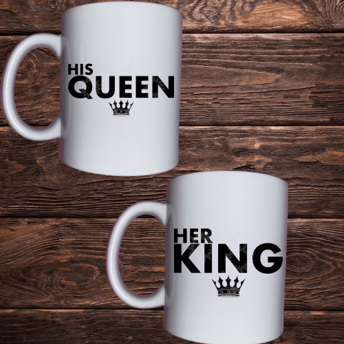 Чашка з принтом - Her king, his queen (3)