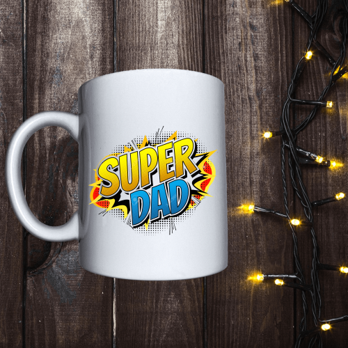 Чашка з принтом - Super dad