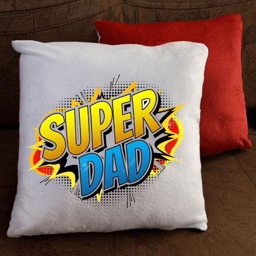 Подушка з принтом - Super dad