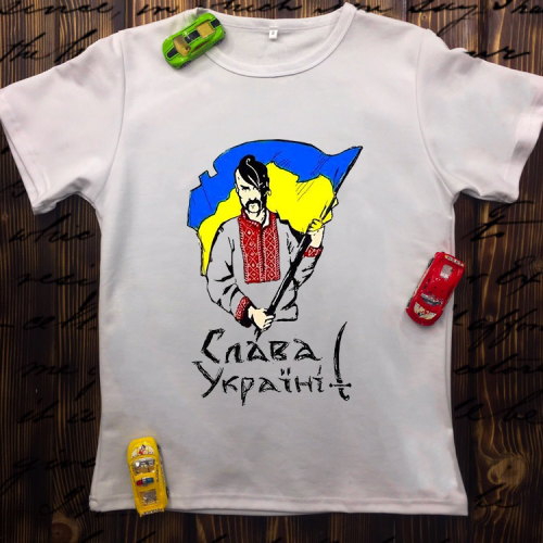 Чоловіча футболка з принтом - Слава Україні