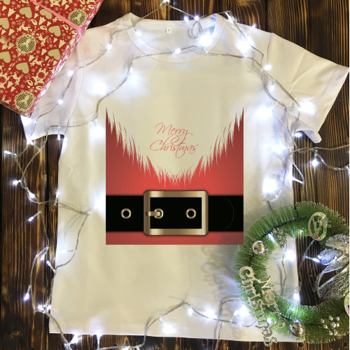 Чоловіча футболка з принтом - Merry Christmas 