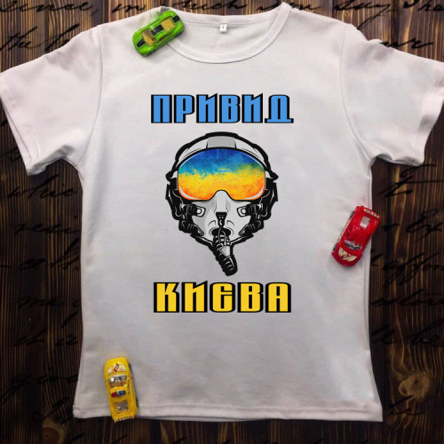 Чоловіча футболка з принтом - Привид Києва