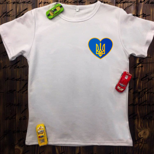 Чоловіча футболка з принтом - Герб України