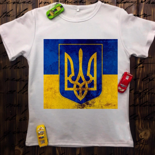 Чоловіча футболка з принтом - Герб України