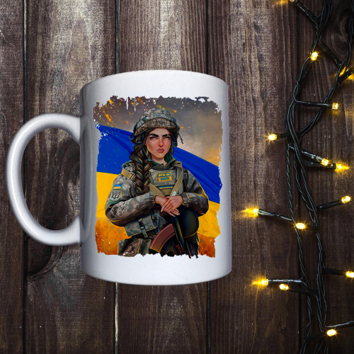 Чашка з принтом - Українка