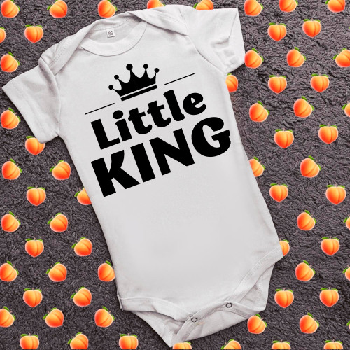Дитячий боді з принтом - Little king