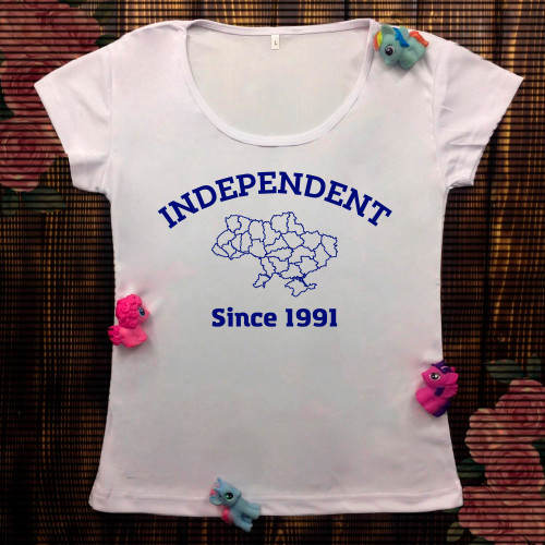 Жіноча футболка з принтом - Independent