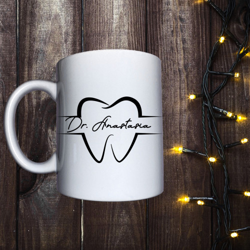 Чашка з принтом - Стоматолог