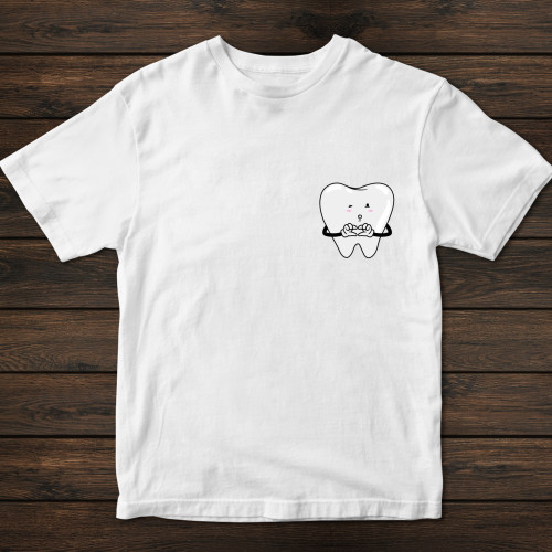 Чоловіча футболка з принтом - Стоматолог