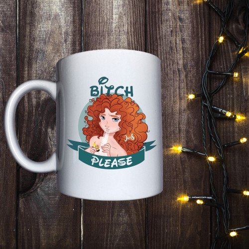 Чашка з принтом - Меріда bitch
