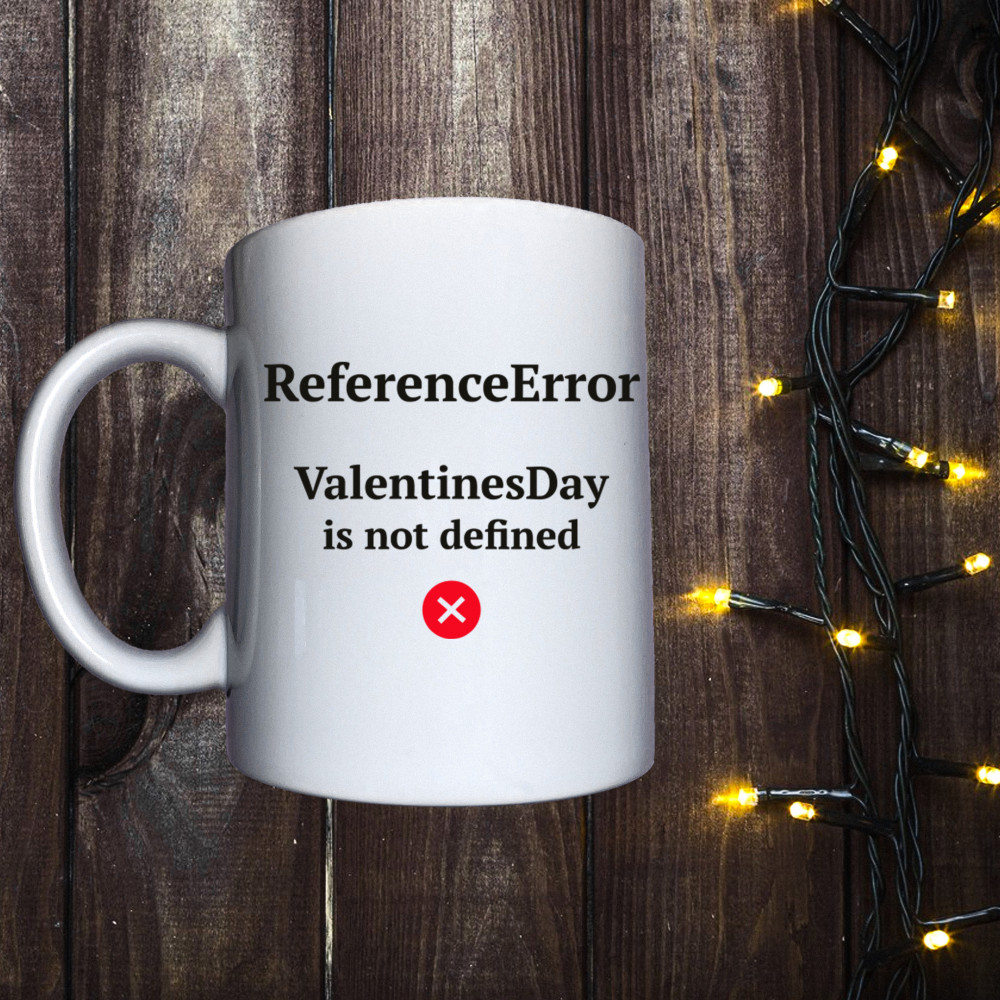 Чашка з принтом - Error.ValentinesDay
