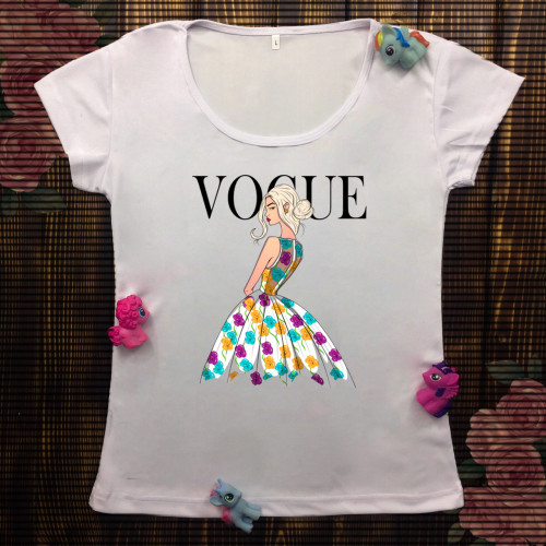 Жіноча футболка з принтом - Vogue Рапунцель