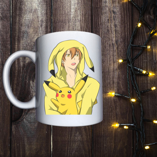 Чашка з принтом - Pikachu guy