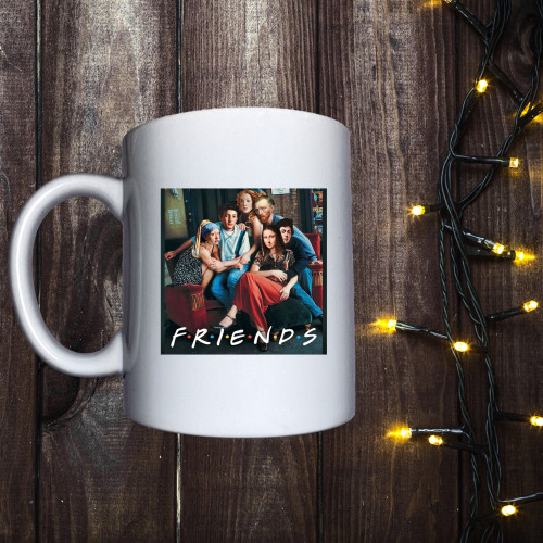 Чашка з принтом - Мона Ліза і Friends