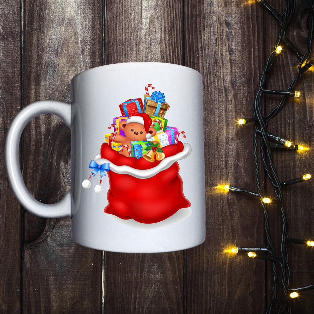 Чашка з принтом - Новорічні подарунки