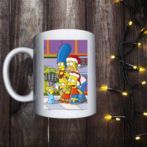 Чашка з принтом - Simpsons - Новий рік