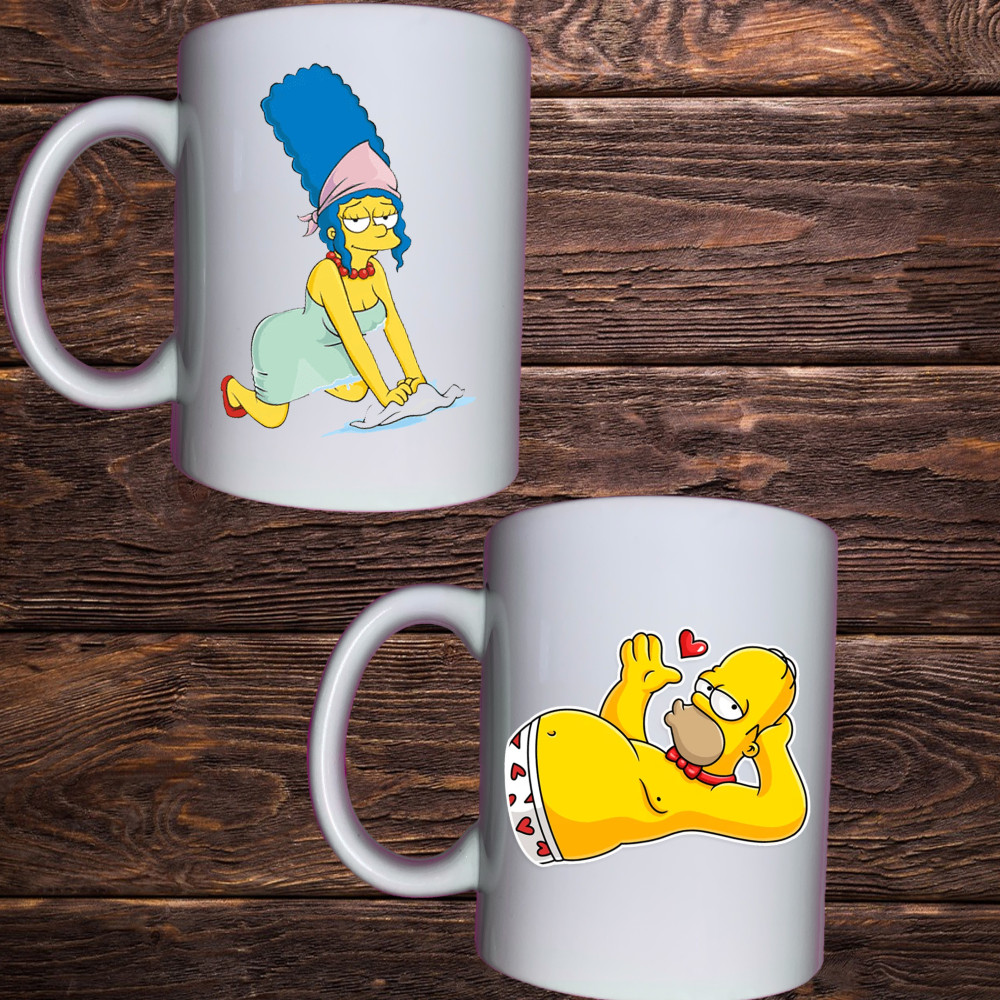 Чашки з принтом - Simpsons - сімейний побут