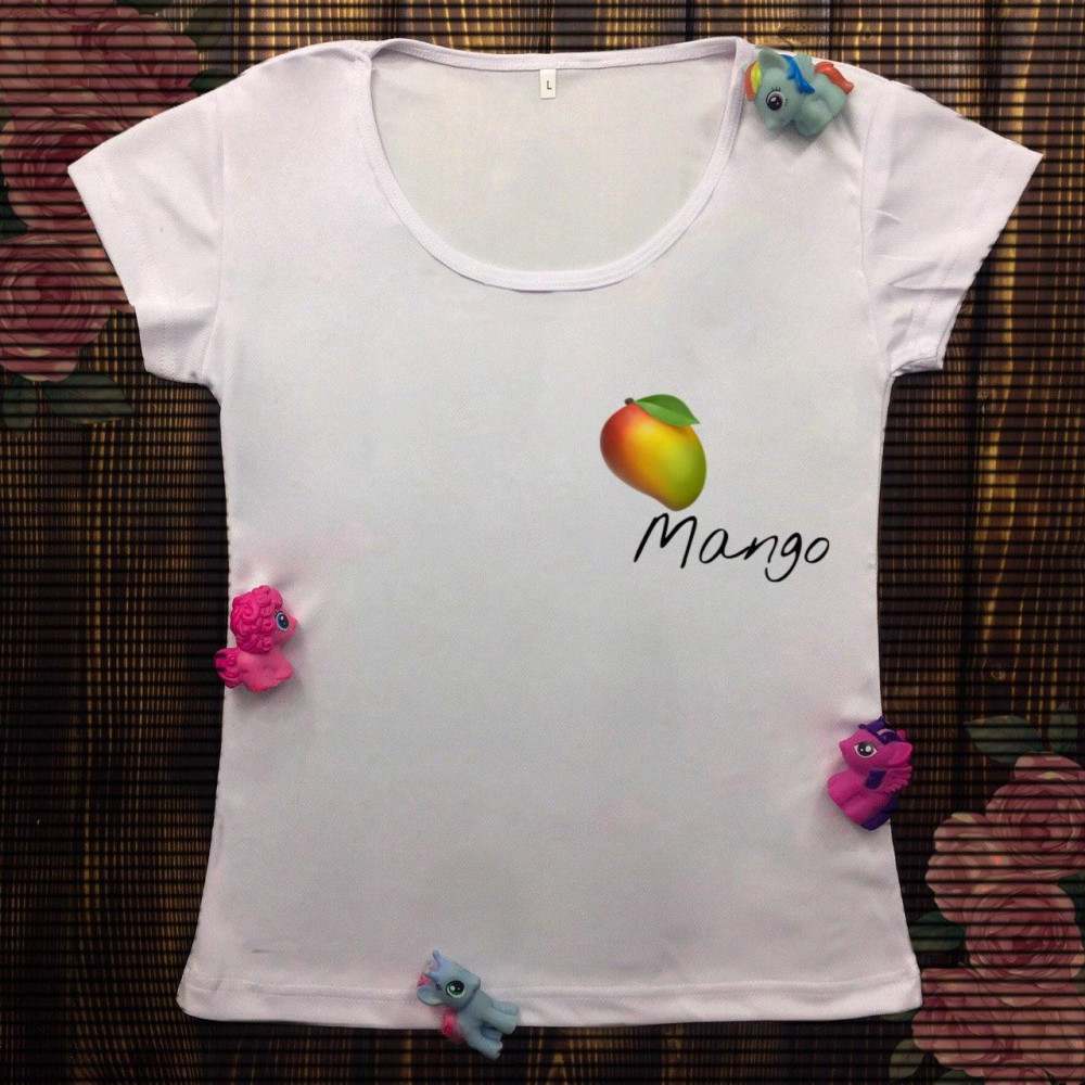 Жіноча футболка з принтом - Mango