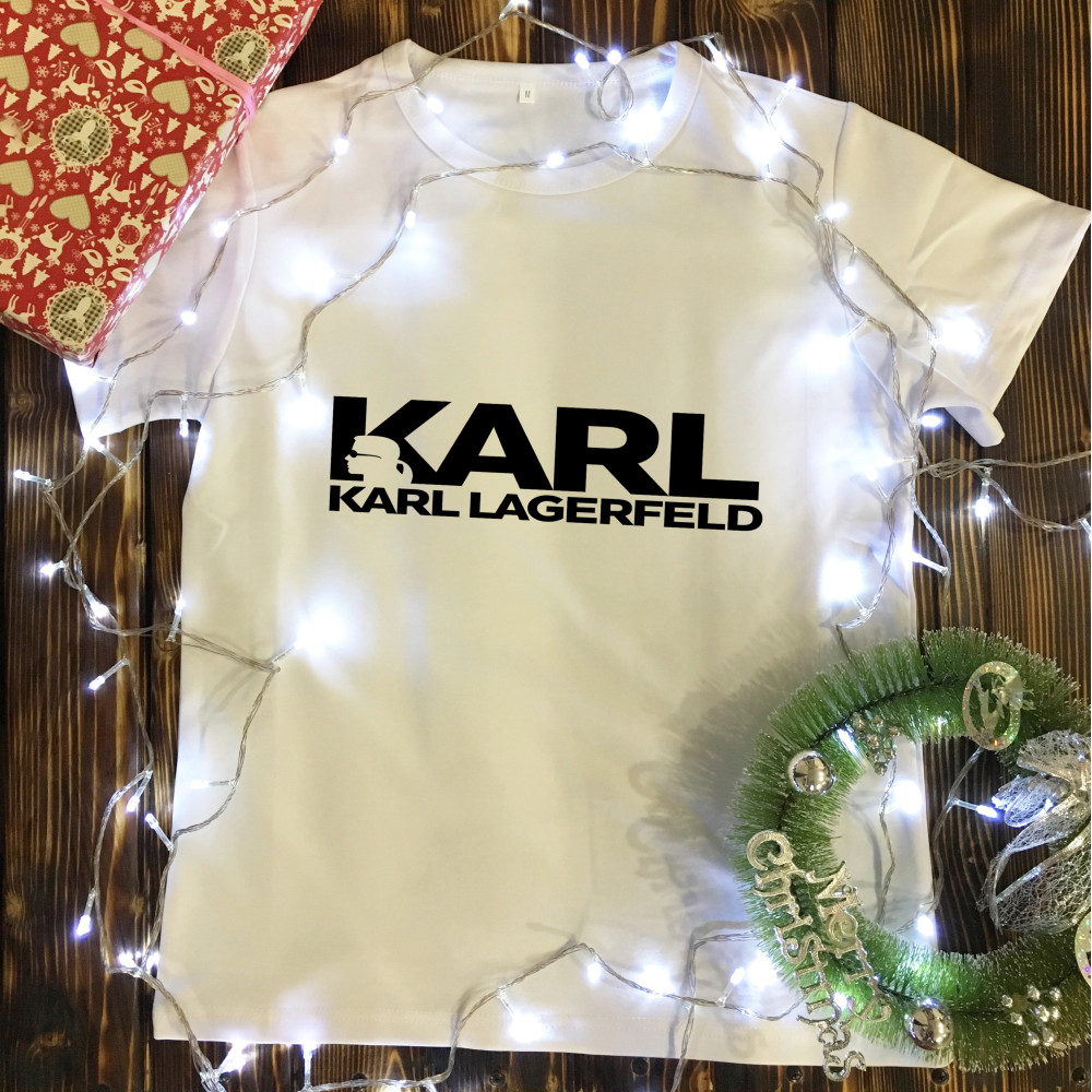 Чоловіча футболка з принтом - Karl Lagerfeld