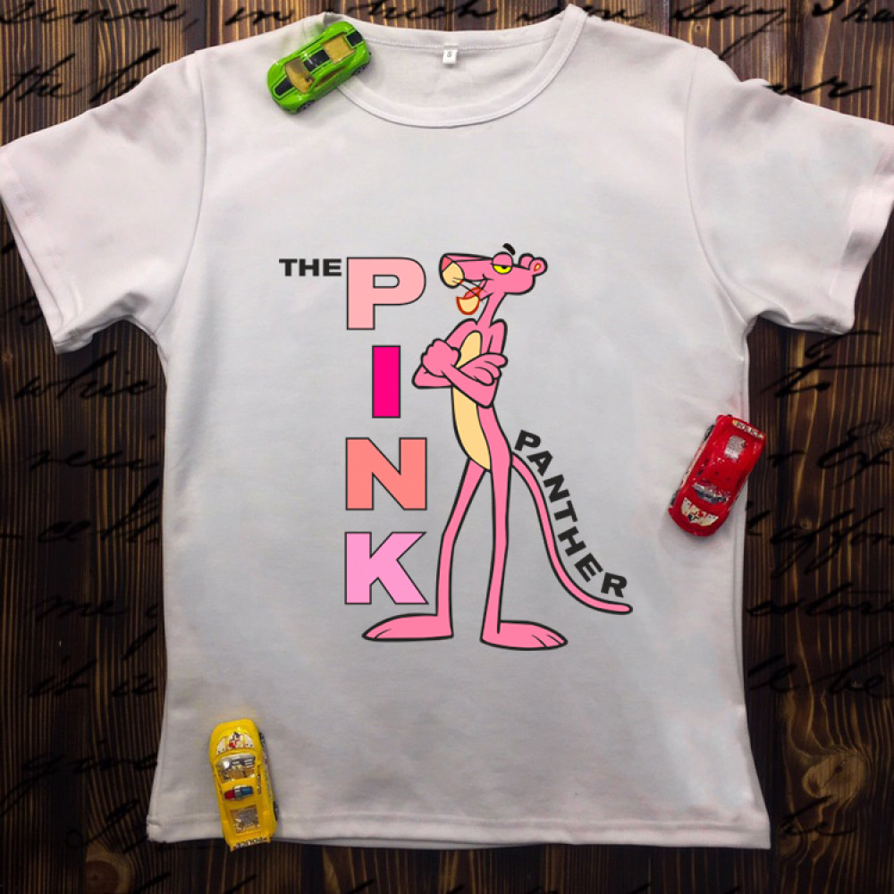 Чоловіча футболка з принтом - The Pink Panther