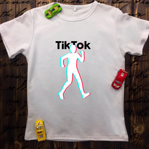Чоловіча футболка з принтом - TikTok