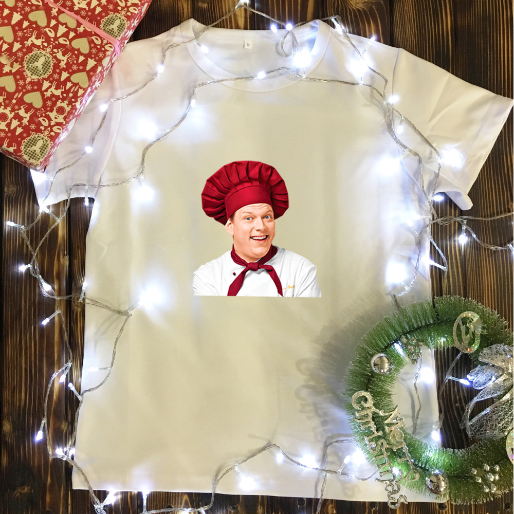 Чоловіча футболка з принтом - Сєня(серіал Кухня)