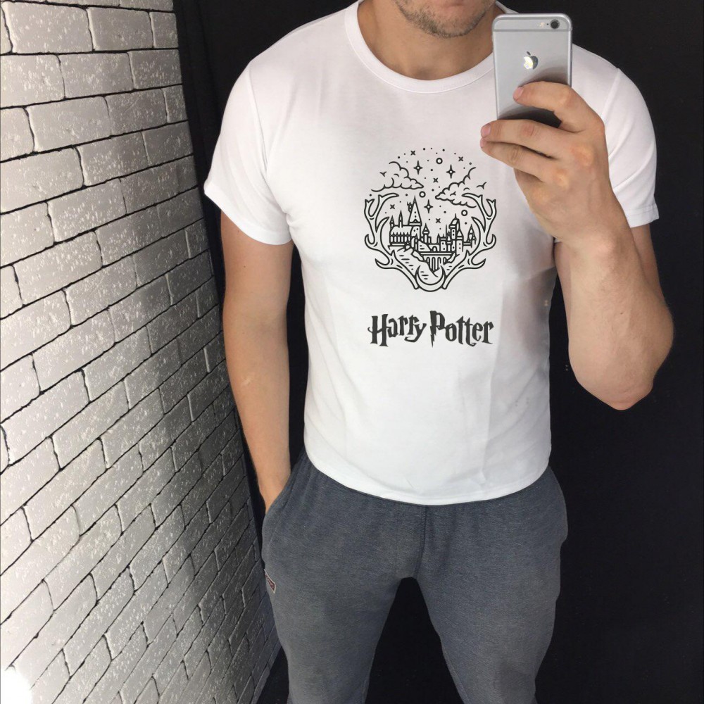 Чоловіча футболка з принтом - Harry Potter - Хогвартс