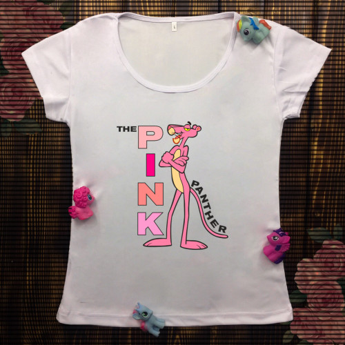Жіноча футболка з принтом - The Pink Panther