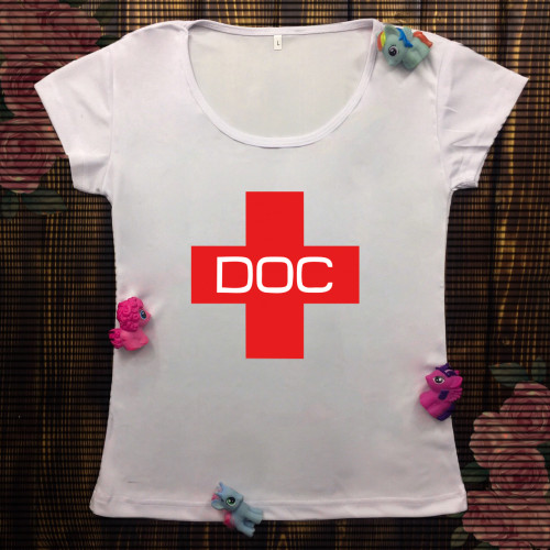 Жіноча футболка з принтом - DOC
