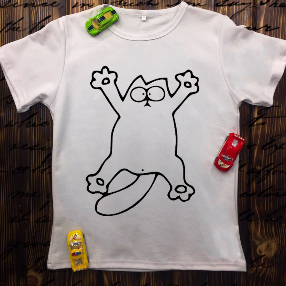 Чоловіча футболка з принтом - Кіт Саймон