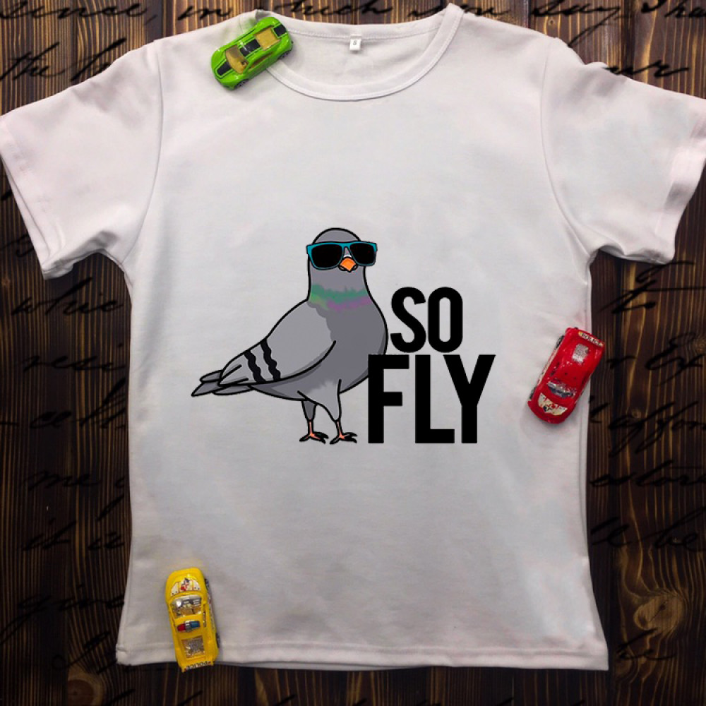 Чоловіча футболка з принтом - So fly