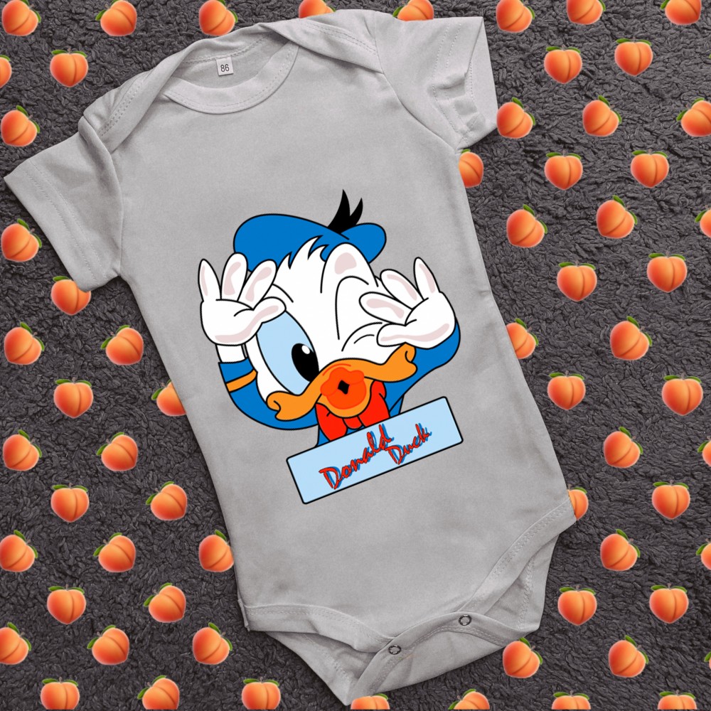 Дитячий боді з принтом - Donald Duck