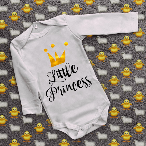 Дитячий боді з принтом - Little princess