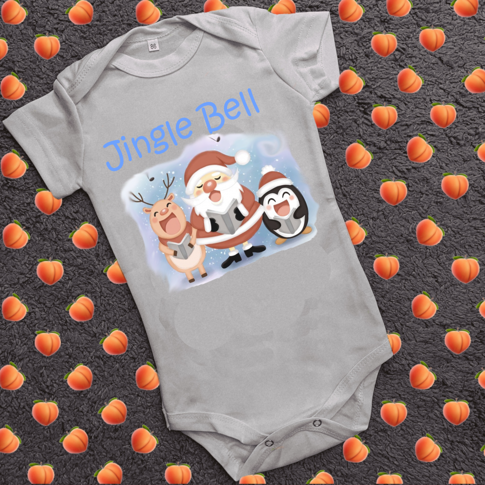 Дитячий боді з принтом - Jingle Bell