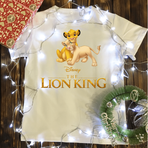 Чоловіча футболка з принтом - Lion King