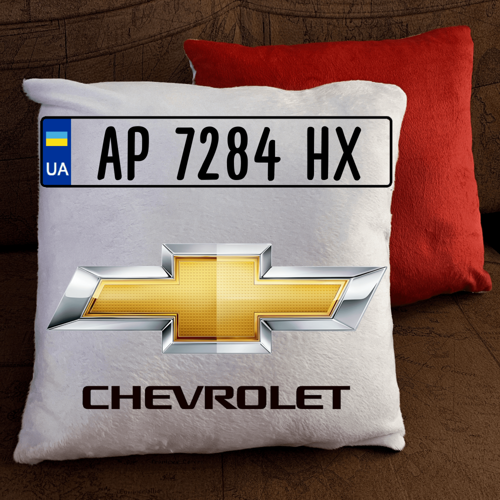 Подушка з принтом - Chevrolet