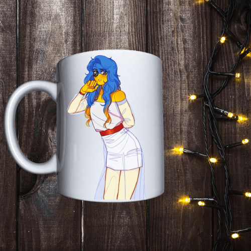 Чашка з принтом - Дівчина з аніме 