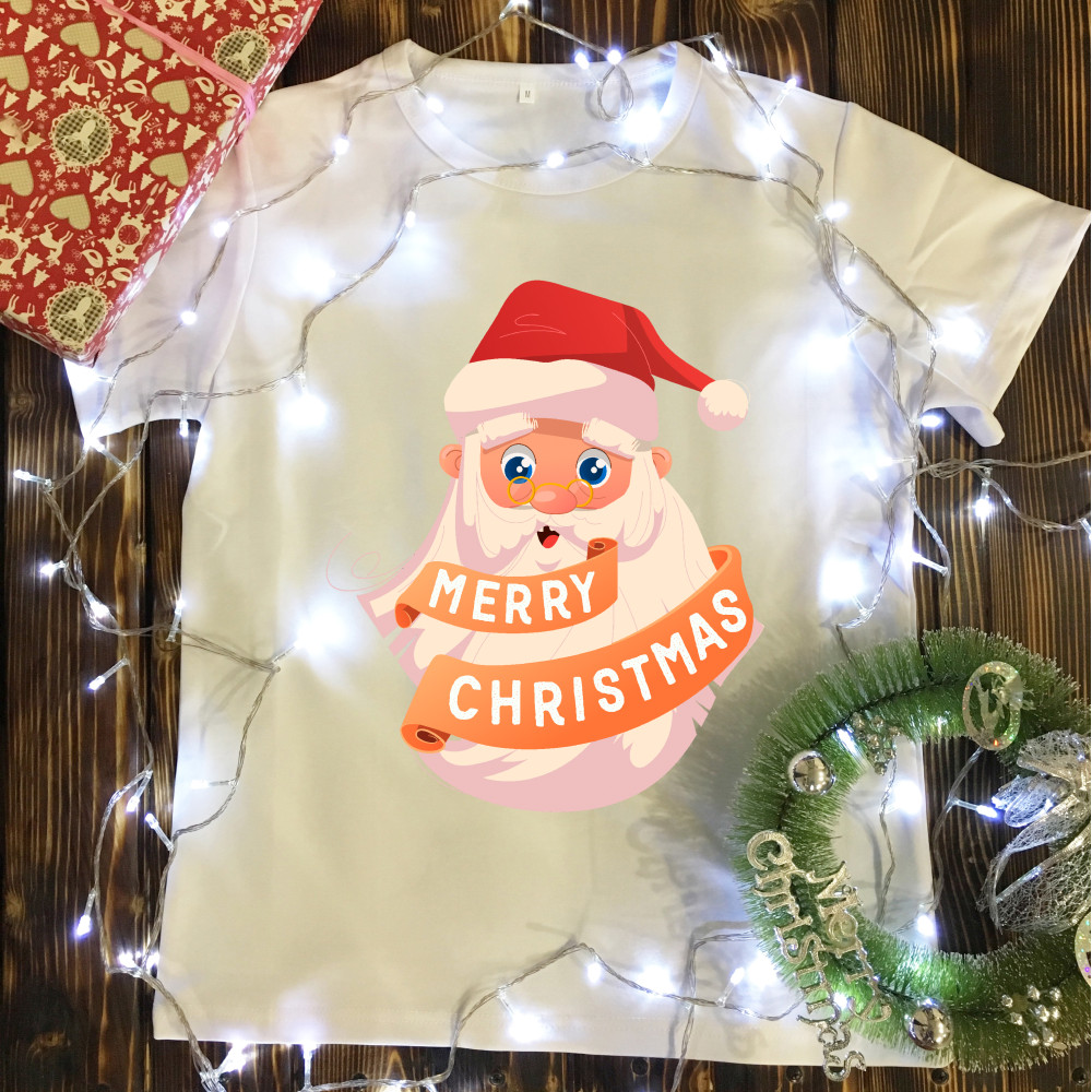 Чоловіча футболка з принтом - Merry Christmas 