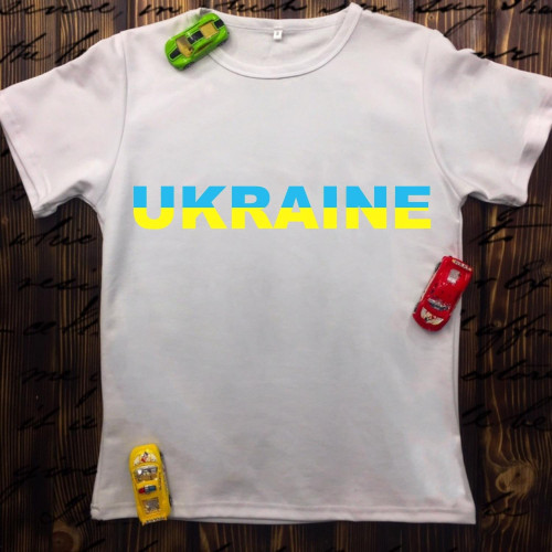 Чоловіча футболка з принтом - Ukraine