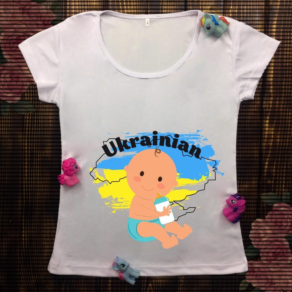 Жіноча футболка з принтом - Ukraine
