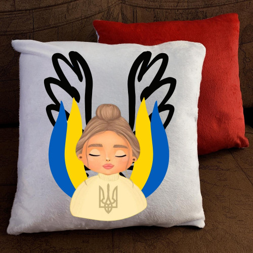 Подушка з принтом - Ангел України