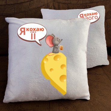 Подушка з принтом - ...
