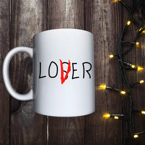 Чашка з принтом - Lover