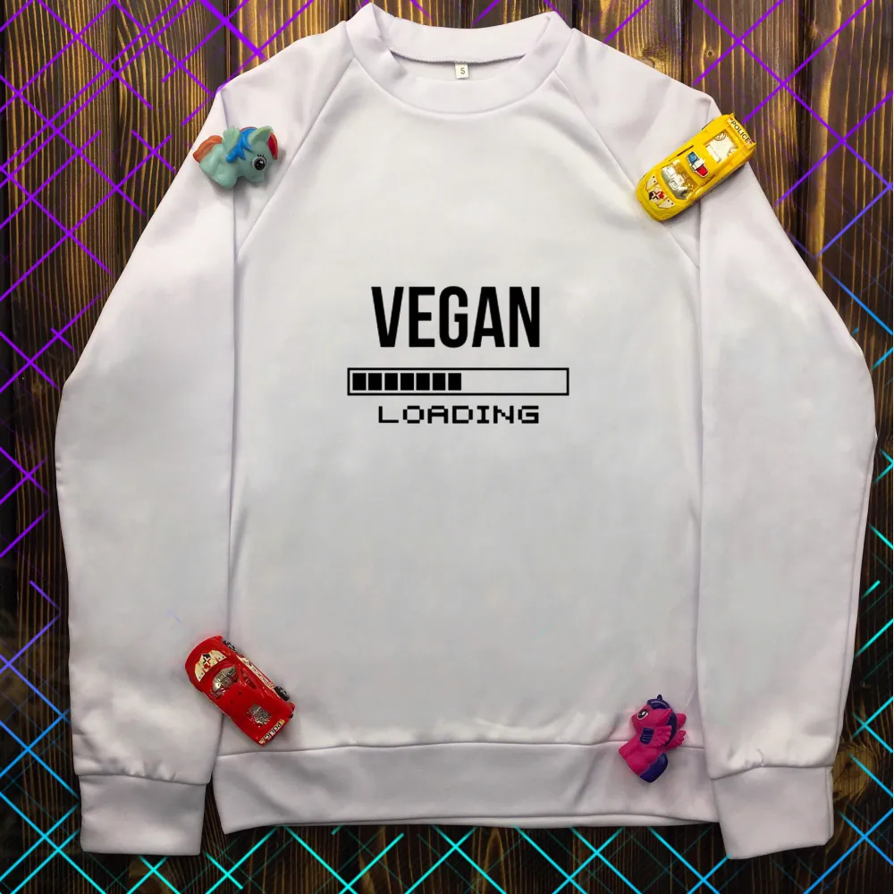 Світшот з принтом - Vegan loading