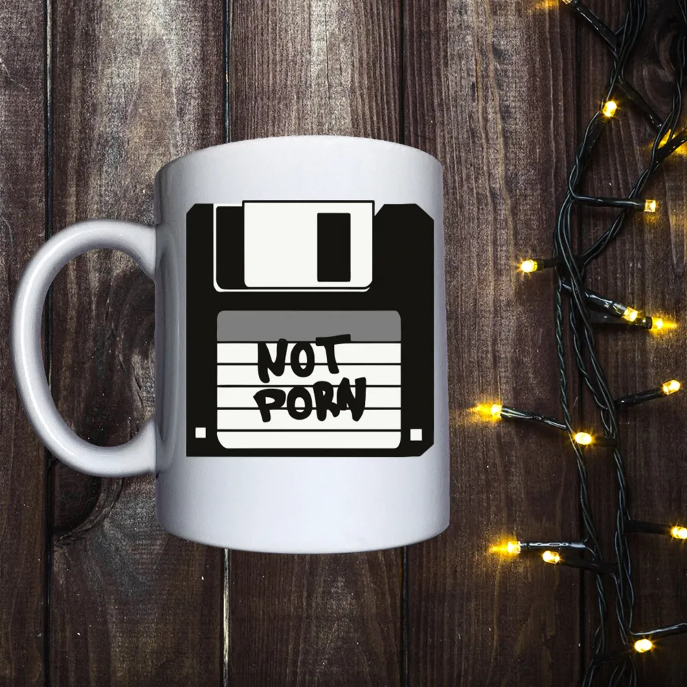 Чашка з принтом - Not porn