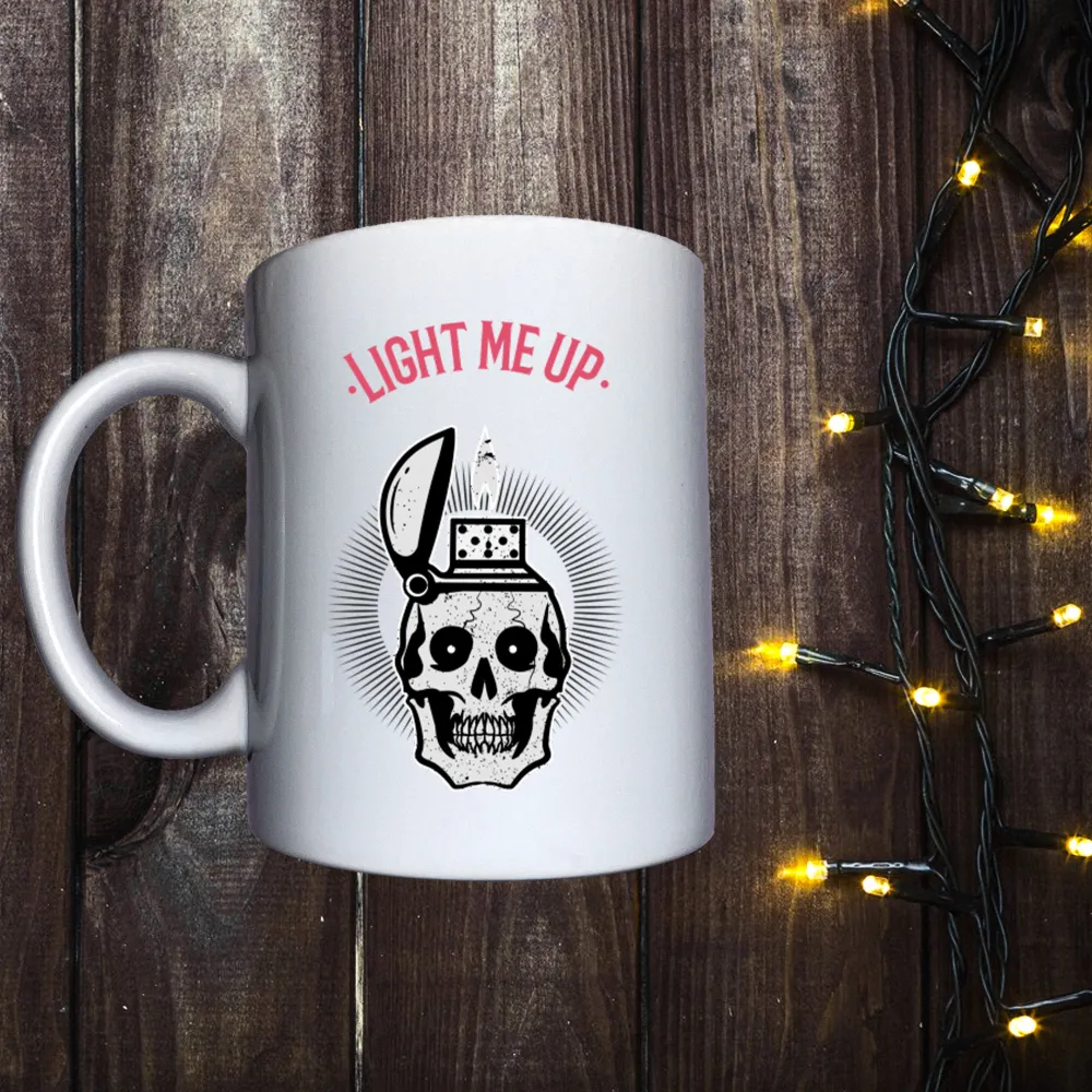 Чашка з принтом - Light me up