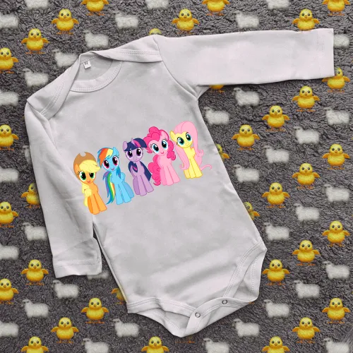 Дитячий боді з принтом - My little pony