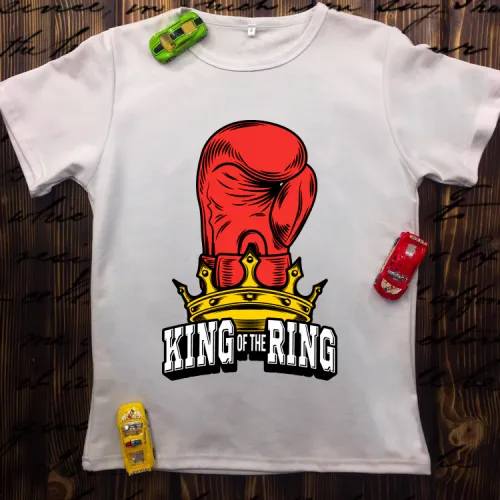 Чоловіча футболка з принтом - King of the ring