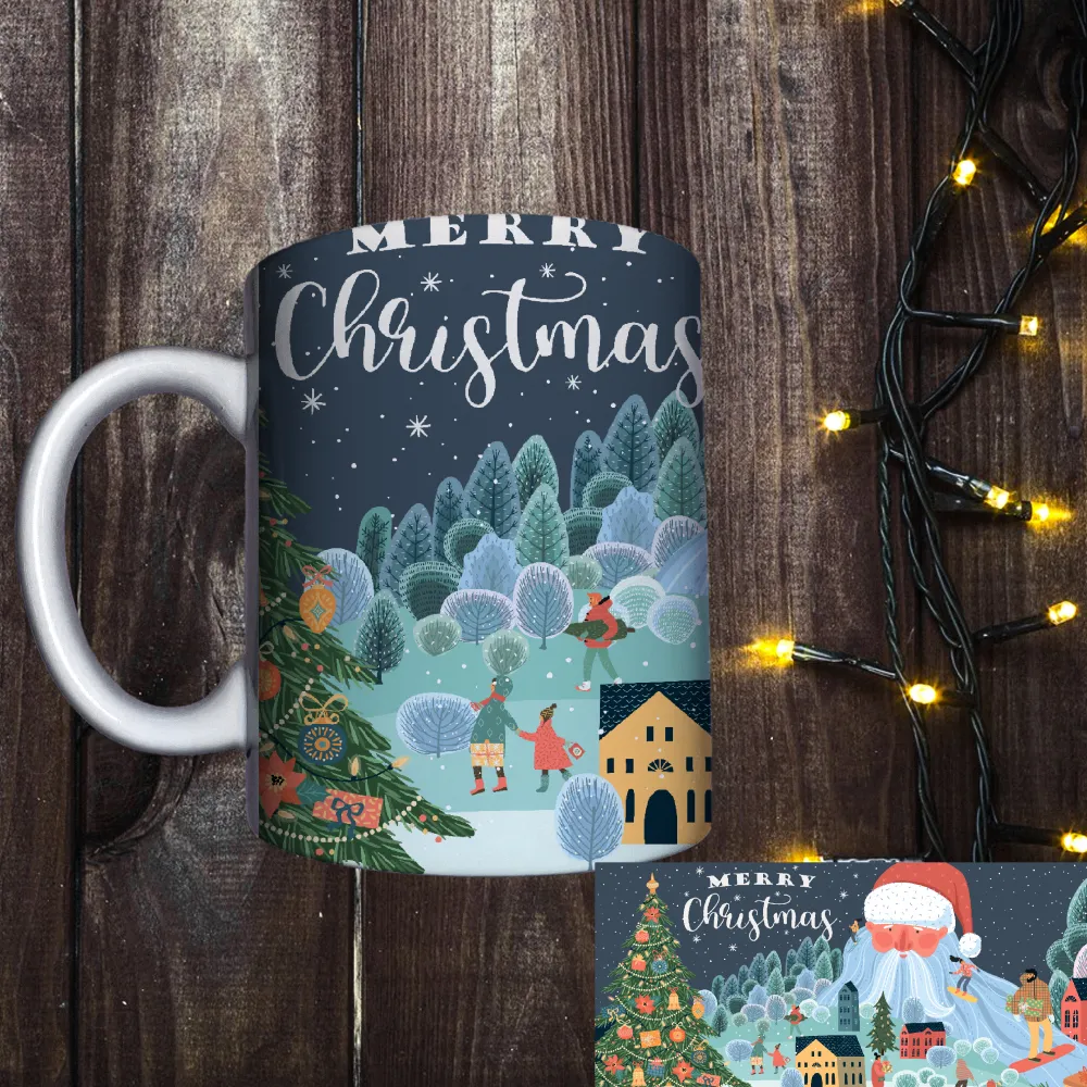 Чашка з принтом - Merry Christmas 