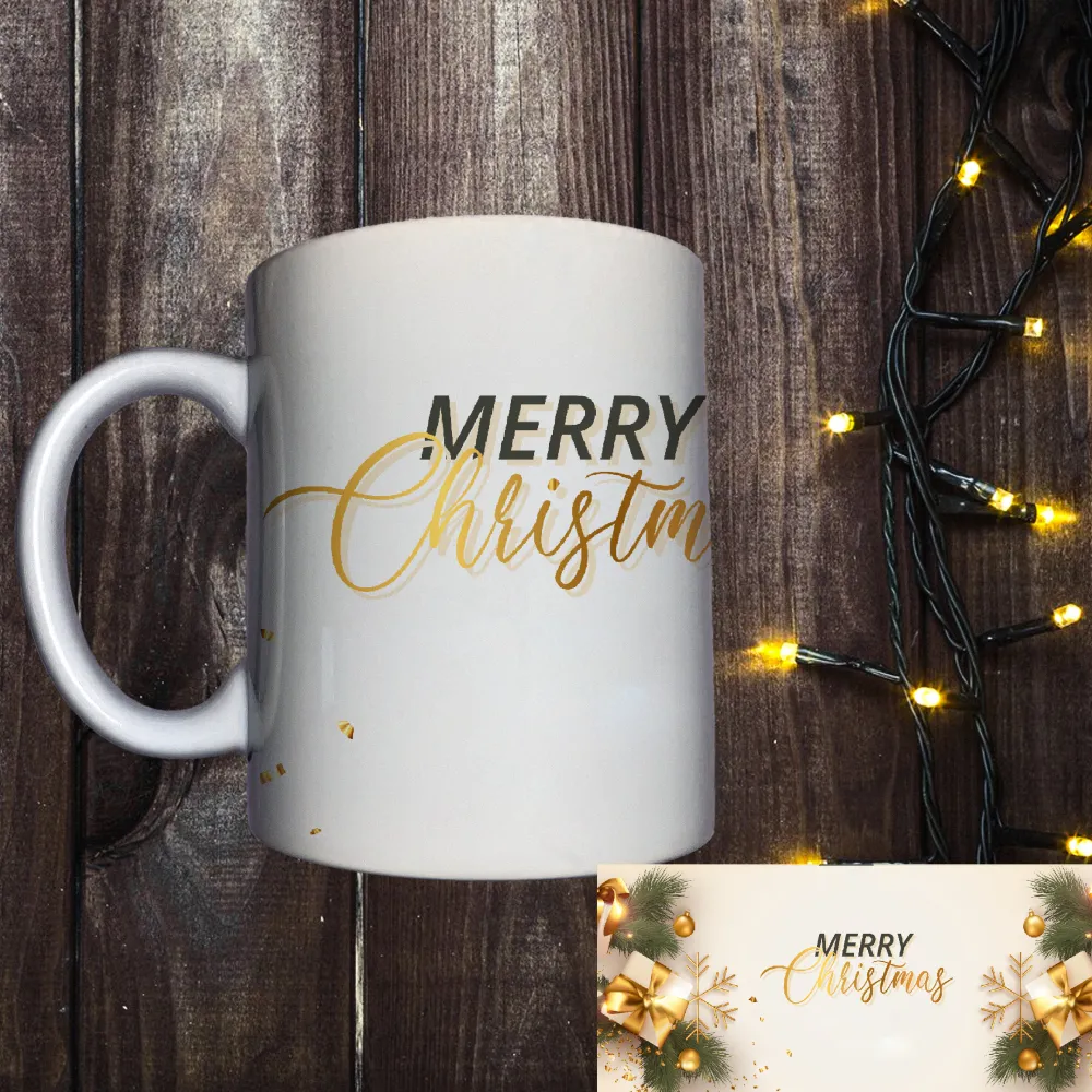 Чашка з принтом - Merry Christmas 